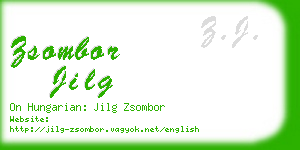 zsombor jilg business card